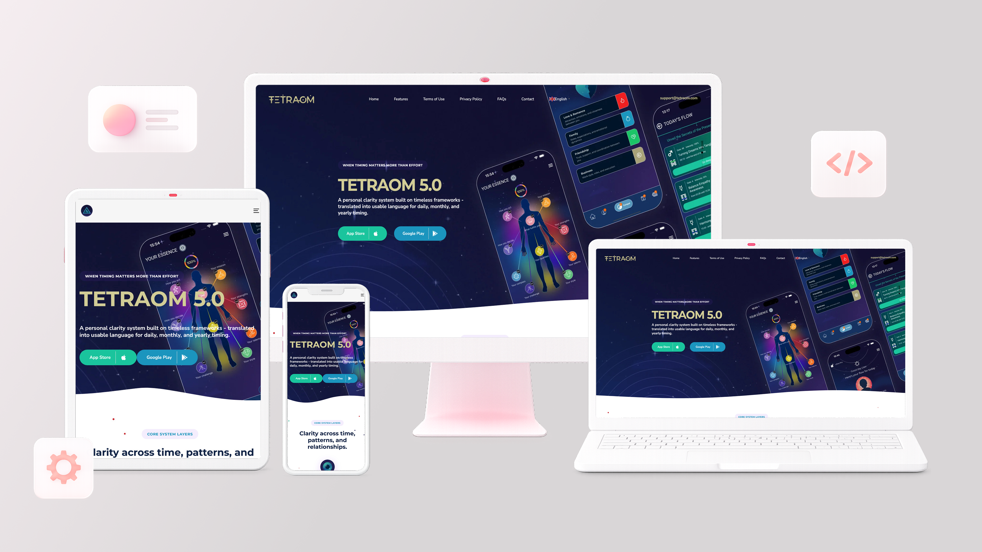 TetraOm Wbesite Design by The Sphere Studio
